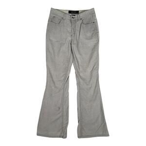 Vintage Anchor Blue Pants Women's 7 Beige Corduroy Bootcut Khakis Y2K